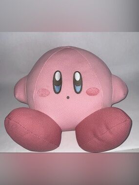 New Nintendo Kirby Round Plush 13" Pink Soft Japan SKJ